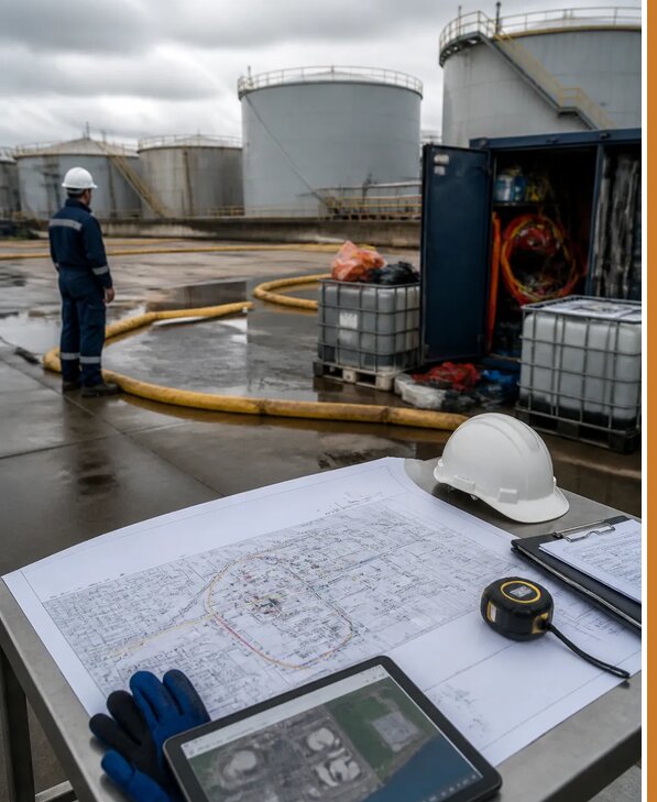 Разработка плана ликвидации разливов нефти в Зеленодольске